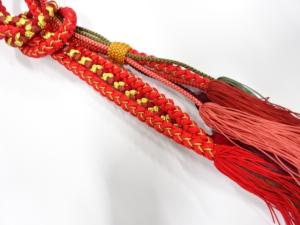 正絹　手組帯締め